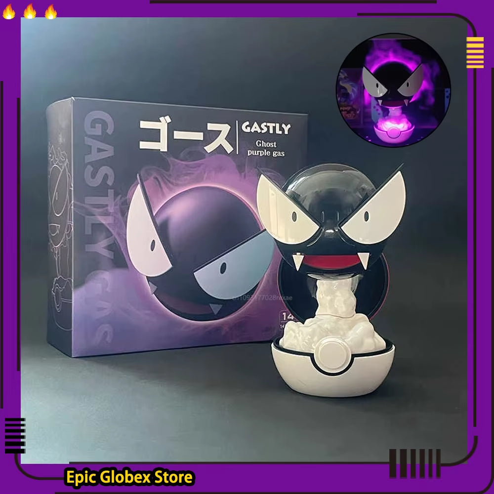 Gastly Figure Humidifying Water Replenishing Charging Spray Equipment Animation Humidifier Ornament Decoration Birthday Toy Gift